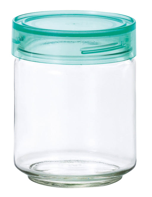 Aderia Japan 750ml Green Glass Canister for Cosmetics, Seasonings, and Coffee Beans-Kiichin - The #1 Place for Japanese Goods in Your Hand!