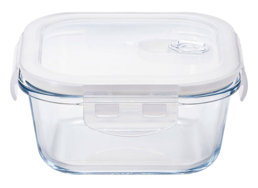 Aderia Japan Cook Rock Square 500Wt 500Ml Glass Canister-Kiichin - The #1 Place for Japanese Goods in Your Hand!
