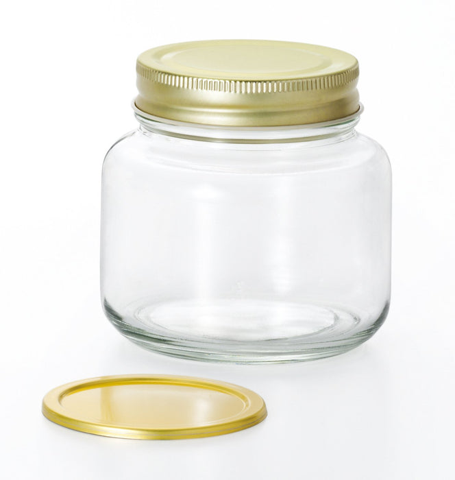 Aderia 375Ml Double Cap Glass Container Set of 6 - Made in Japan-Kiichin - The #1 Place for Japanese Goods in Your Hand!
