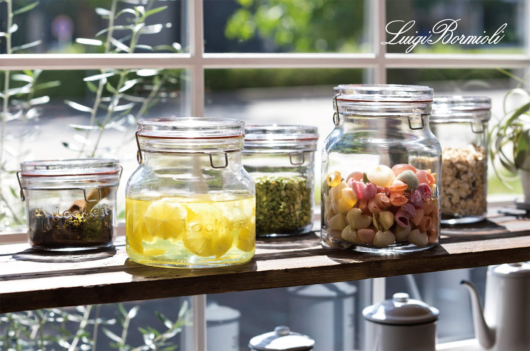 Aderia 2150Ml Cosmetic Box Italian-Made Glass Canister-Kiichin - The #1 Place for Japanese Goods in Your Hand!