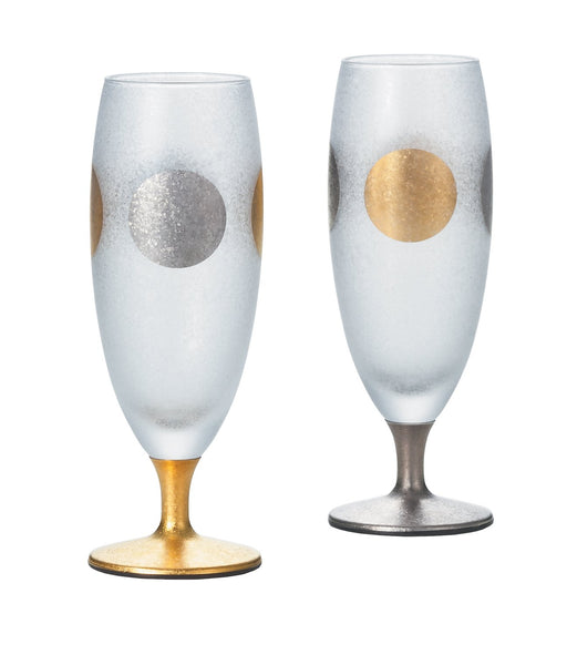 Aderia Sake Glass Pair Set - Premium Nippon Taste, Short Stem, 125ml - Japan-Kiichin - The #1 Place for Japanese Goods in Your Hand!