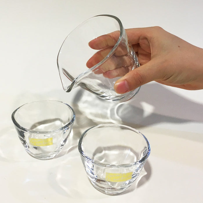 Aderia Japan Sake Set (1 Katakuchi 2 Cups) - Dishwasher Safe S-6202-Kiichin - The #1 Place for Japanese Goods in Your Hand!