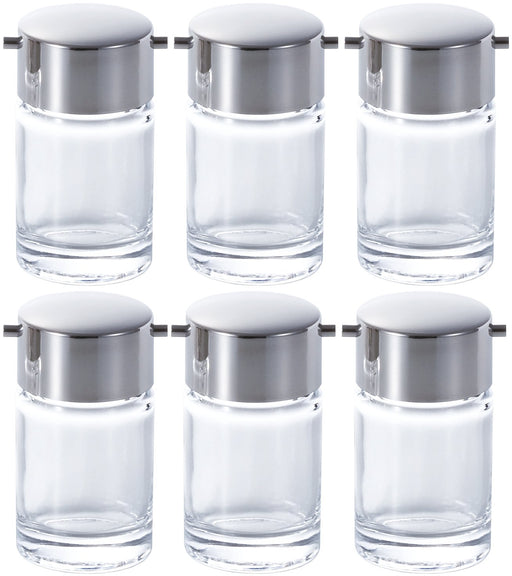 Aderia Japan Seasoning Container Set - 6 Round Vinegar Containers-Kiichin - The #1 Place for Japanese Goods in Your Hand!