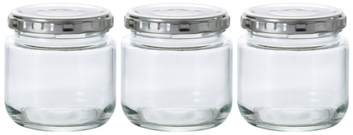 Aderia 190Ml Twist Cap Glass Canister Set of 3 - Airtight Seasoning Jar & Coffee Beans Storage-Kiichin - The #1 Place for Japanese Goods in Your Hand!