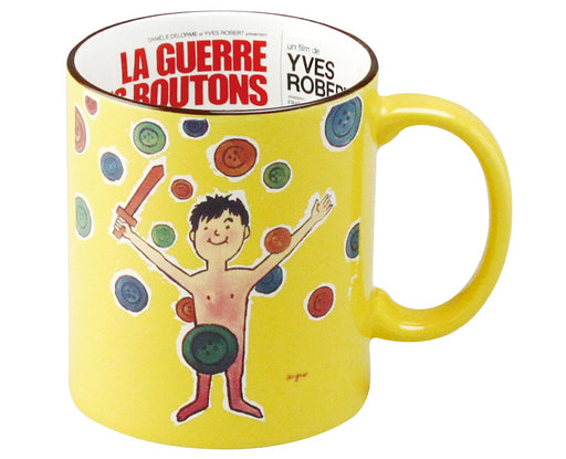 Aito Raymond Savignac Mug Naughty War 320ml Art Mug Cup Gift 274009-Kiichin - The #1 Place for Japanese Goods in Your Hand!