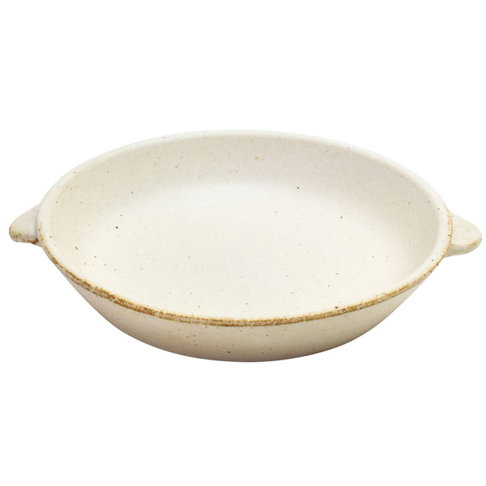 Aito Seisakusho 16cm Gratin Dish Plate Heat Resistant Oven Safe Microwave Dishwasher Safe White Mino Ware Japan-Kiichin - The #1 Place for Japanese Goods in Your Hand!