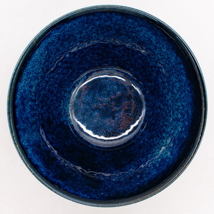 Aito 517317 Navy Minoyaki Rice Bowl Plate Tea Bowl 13x7cm Dishwasher/Microwave Safe-Kiichin - The #1 Place for Japanese Goods in Your Hand!