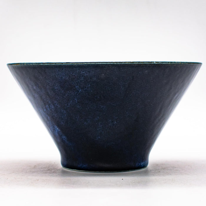 Aito 517317 Navy Minoyaki Rice Bowl Plate Tea Bowl 13x7cm Dishwasher/Microwave Safe-Kiichin - The #1 Place for Japanese Goods in Your Hand!