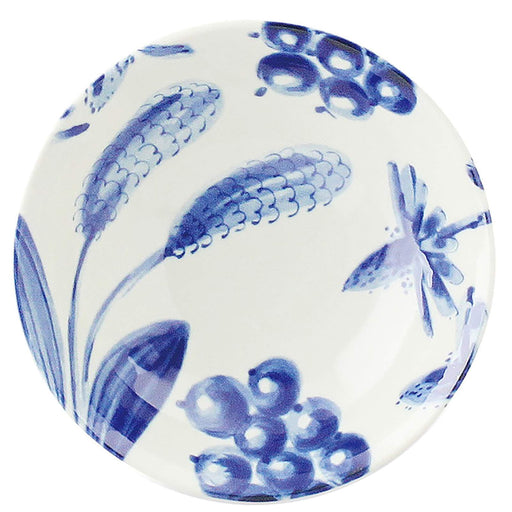Aito Botanical Bowl Plate 17cm Lavender Mino Ware Japan 288261-Kiichin - The #1 Place for Japanese Goods in Your Hand!