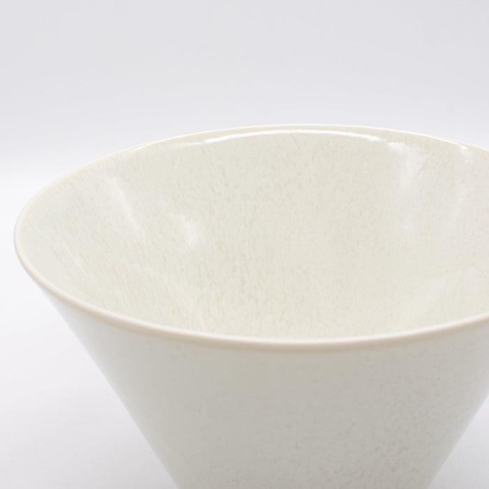 Aito Seisakusho Natural Color Bowl Plate Rice Bowl Tableware Ramen Bowl 17x9.4cm Ivory White Minoyaki Udon-Kiichin - The #1 Place for Japanese Goods in Your Hand!