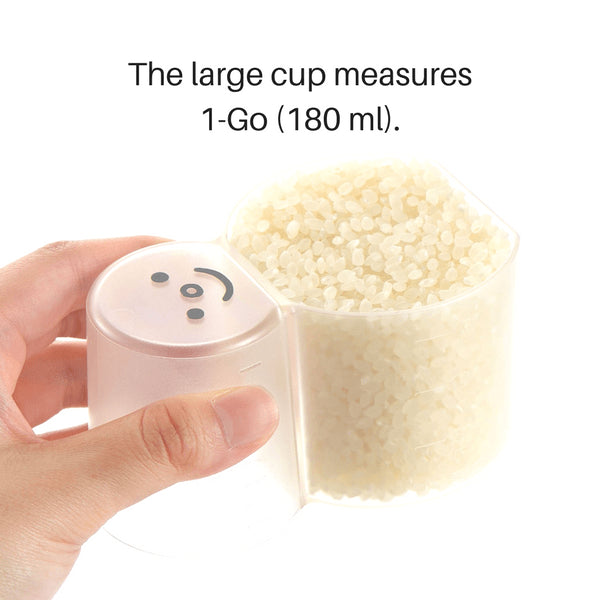 Akebono Snowman Rice Measuring Cup - Double-Sided 0.5-Go & 1-Go-Kiichin - The #1 Place for Japanese Goods in Your Hand!
