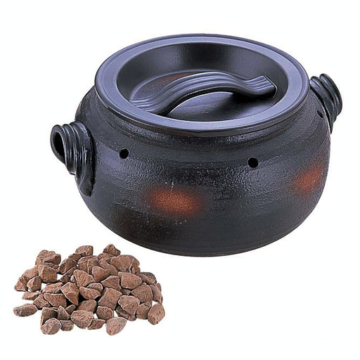 Asahisunred Banko Ware Ceramic Roasted Japanese Sweet Potato Pot - Authentic and Durable Cooking Utensil-Kiichin - The #1 Place for Japanese Goods in Your Hand!