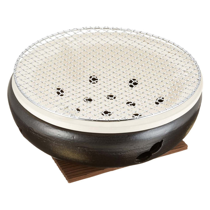 Asahisunred 15cm Ceramic Charcoal Konro Grill-Kiichin - The #1 Place for Japanese Goods in Your Hand!
