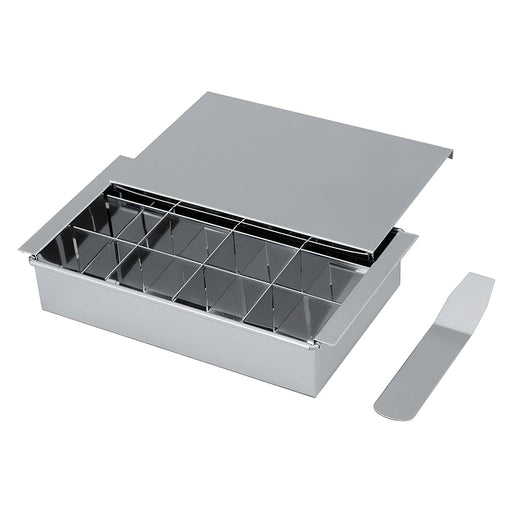 Asano Stainless Steel Tamago-Dofu Mold - 12-Piece Set with Lid-Kiichin - The #1 Place for Japanese Goods in Your Hand!