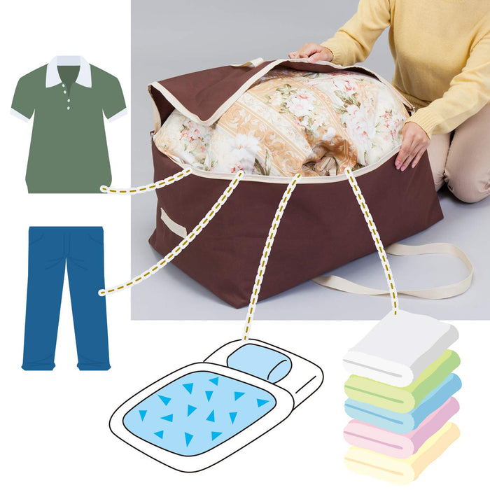 Astro Japan Futon Storage Boston Bag 100L - Convenient Moving and Laundry Bag-Kiichin - The #1 Place for Japanese Goods in Your Hand!