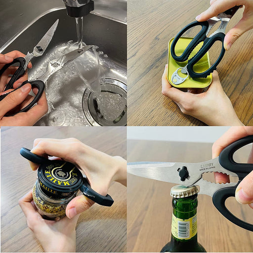 Canary Stainless Steel Kitchen Scissors - Durable and Easy-to-Use-Kiichin - The #1 Place for Japanese Goods in Your Hand!