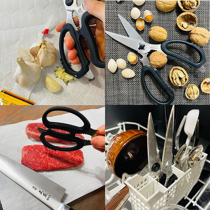 Canary Stainless Steel Kitchen Scissors - Durable and Easy-to-Use-Kiichin - The #1 Place for Japanese Goods in Your Hand!