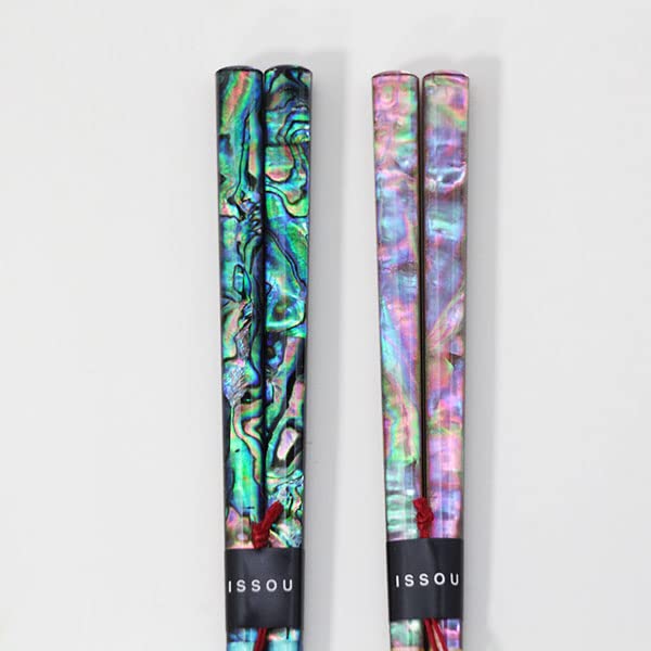 Kobayashi Lacquerware Miyabi Raden Chopsticks - 2 Pairs, Made in Japan-Kiichin - The #1 Place for Japanese Goods in Your Hand!