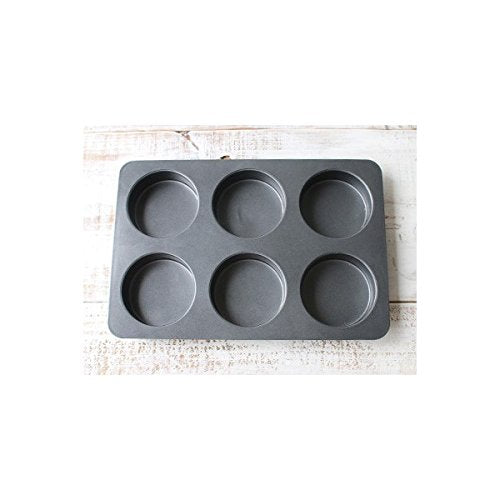 Cotta English Muffin Mold Set - 6 Pieces - Japan 91413-Kiichin - The #1 Place for Japanese Goods in Your Hand!