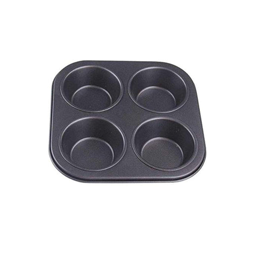 Cz-Ing Japan 4-Cavity Non-Stick Muffin Pan Carbon Steel Baking Mold Tray-Kiichin - The #1 Place for Japanese Goods in Your Hand!