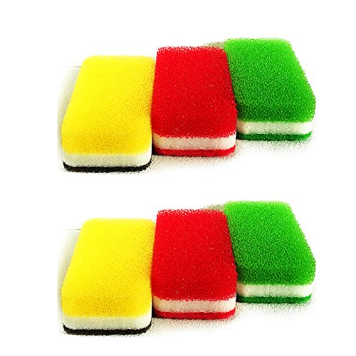 Duskin Japan Kitchen Sponge - 2 Sets, 3 Antibacterial Types-Kiichin - The #1 Place for Japanese Goods in Your Hand!