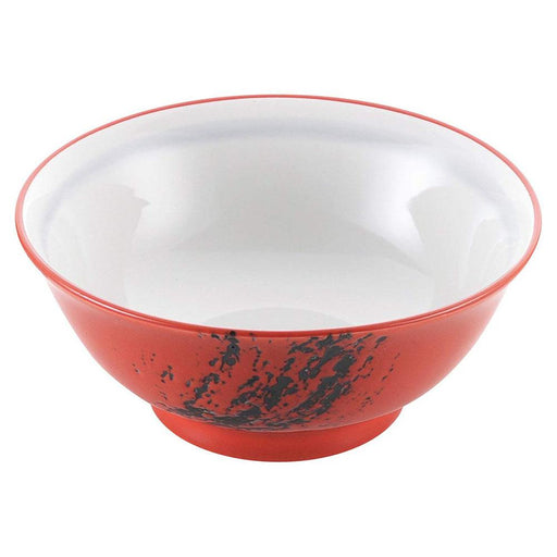 Ebm Porcelain Red Glazed Ramen Noodle Soup Bowl - Authentic Japanese Dining Experience-Kiichin - The #1 Place for Japanese Goods in Your Hand!