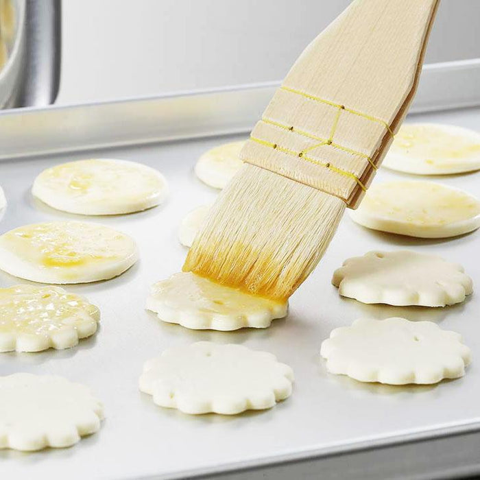 45mm White Goat Hair Confectionery Cooking Brush-Kiichin - The #1 Place for Japanese Goods in Your Hand!