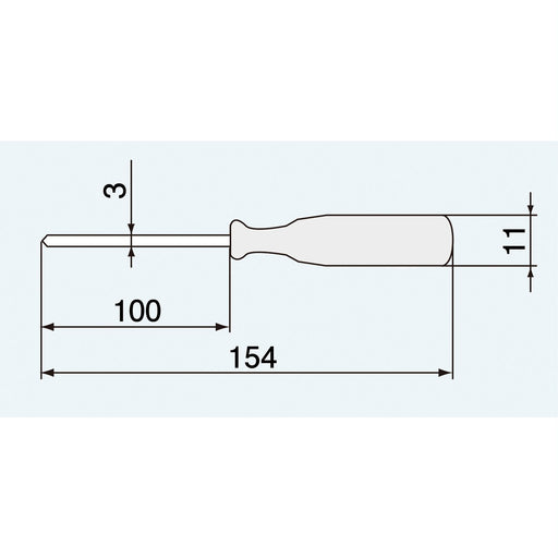 Engineer Standard Driver 2.6x0.35 100mm DS-14-Kiichin - The #1 Place for Japanese Goods in Your Hand!