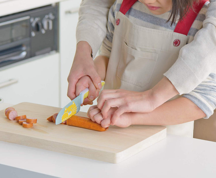 Fuji Cutlery Kids Knife Gute Double-Edged Yellow 235Mm Japan Agc0101-Kiichin - The #1 Place for Japanese Goods in Your Hand!