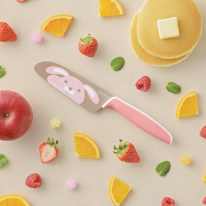 Fuji Cutlery Kids Double-Edged Knife - Pink Rabbit Japanese Steel 235mm-Kiichin - The #1 Place for Japanese Goods in Your Hand!