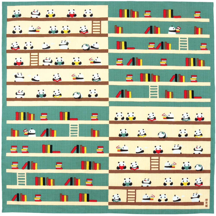 Blue Panda's Library Furoshiki - 50cm Eme, Japan-Kiichin - The #1 Place for Japanese Goods in Your Hand!