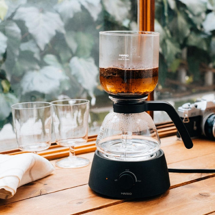 Hario Electric Coffee Siphon 3Cup 360ml Black ECA-3-B-Kiichin - The #1 Place for Japanese Goods in Your Hand!