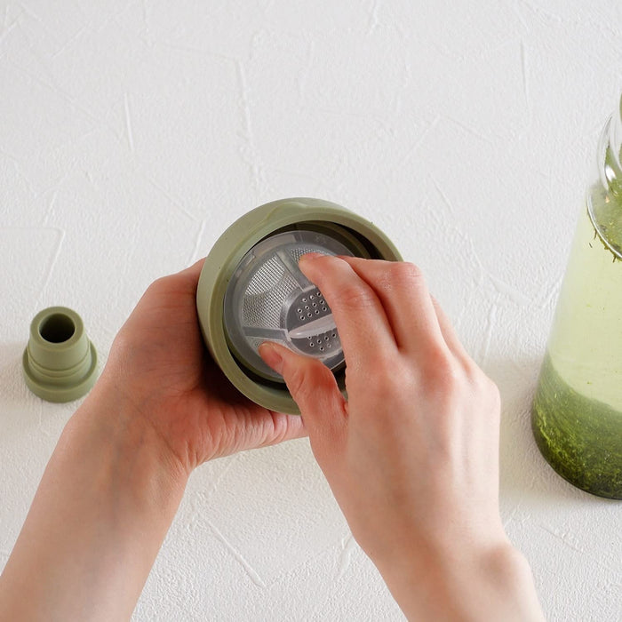 Hario Filter-In Bottle 750ml Smoky Green FIB-75-SG Japan-Kiichin - The #1 Place for Japanese Goods in Your Hand!