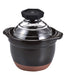 Hario Glass Rice Pot 1-2 Cups GNR-150-B Black Japan-Kiichin - The #1 Place for Japanese Goods in Your Hand!