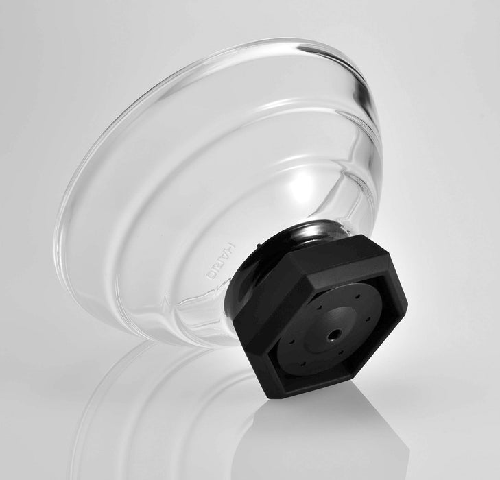 Hario Glass Rice Pot 1-2 Cups GNR-150-B Black Japan-Kiichin - The #1 Place for Japanese Goods in Your Hand!