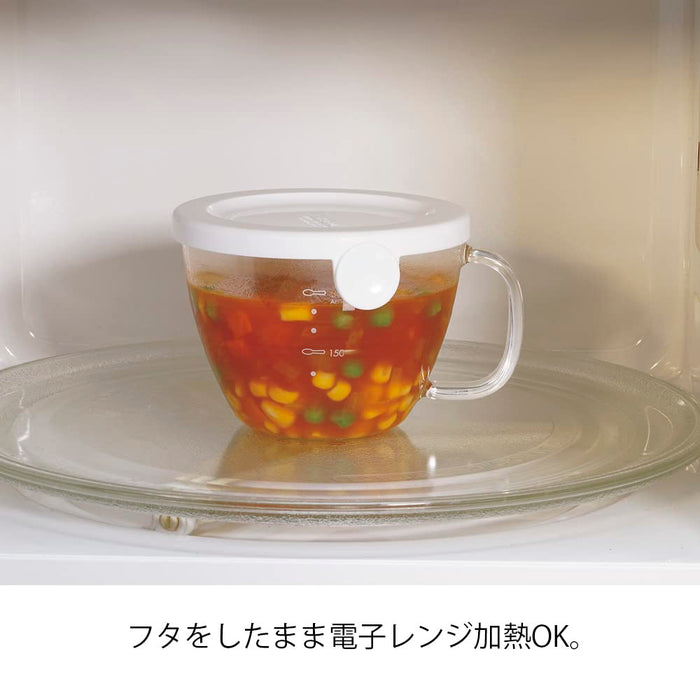 Hario XSC-1-W Soup Cup 300ml Microwave White Japan-Kiichin - The #1 Place for Japanese Goods in Your Hand!