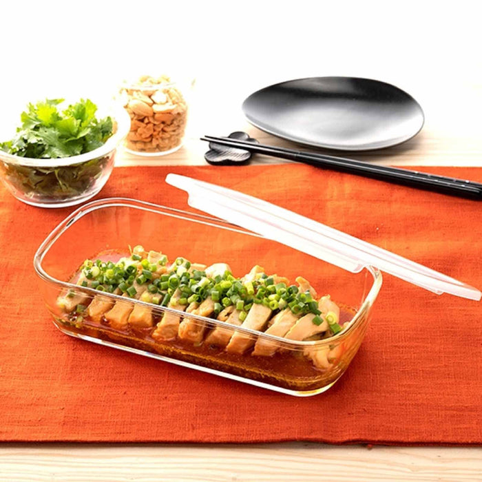 Hario Japan KSTL-90-TW Heat-Resistant Glass Storage Container 900ml-Kiichin - The #1 Place for Japanese Goods in Your Hand!