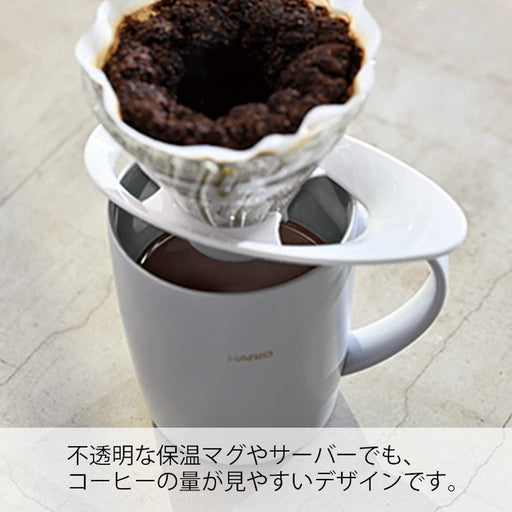 Hario V60 Glass Dripper 01 White Japan VDGR-01-W 1-2 Cups-Kiichin - The #1 Place for Japanese Goods in Your Hand!