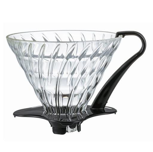 Hario V60 Glass Dripper 03 1-6 Cups Black VDGN-03-B Japan-Kiichin - The #1 Place for Japanese Goods in Your Hand!