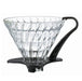 Hario V60 Glass Dripper 03 1-6 Cups Black VDGN-03-B Japan-Kiichin - The #1 Place for Japanese Goods in Your Hand!