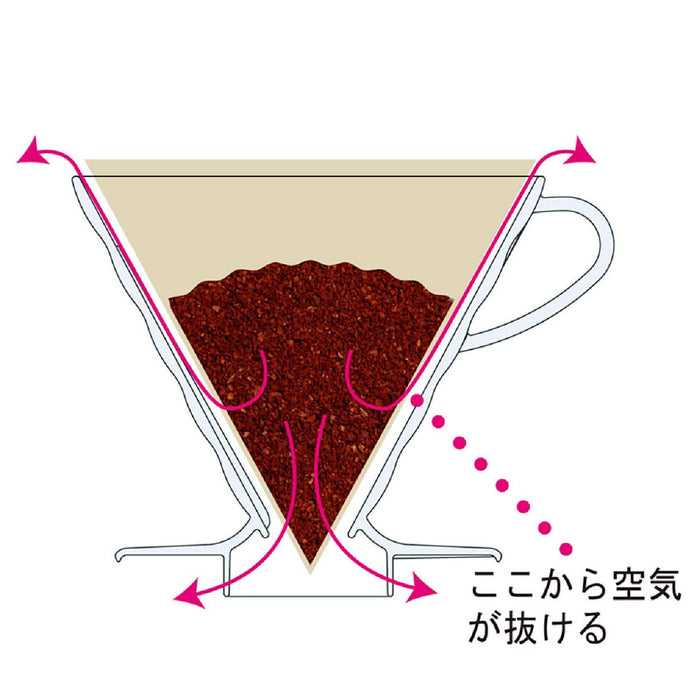 Hario V60 Glass Dripper 03 1-6 Cups Black VDGN-03-B Japan-Kiichin - The #1 Place for Japanese Goods in Your Hand!