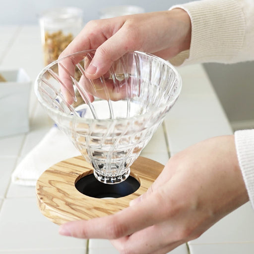 Hario V60 Dripper Olive Wood 02 VDGR-02-OV 1-4 Cups-Kiichin - The #1 Place for Japanese Goods in Your Hand!