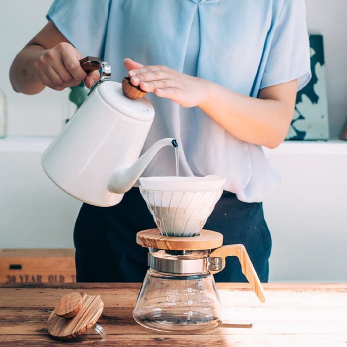 Hario V60 Dripper Olive Wood 02 VDGR-02-OV 1-4 Cups-Kiichin - The #1 Place for Japanese Goods in Your Hand!