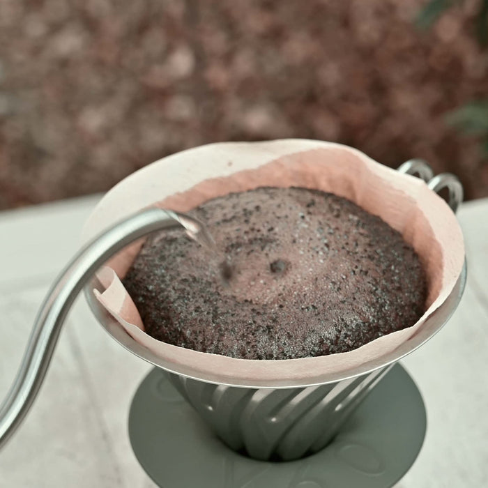 Hario V60 O-Vdm-02-Hsv Metal Dripper 1-4 Cups Silver Japan-Kiichin - The #1 Place for Japanese Goods in Your Hand!