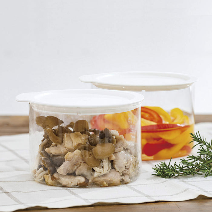 Hario Japan Vinegar Food Container 800Ml White - Premium Quality Storage Solution-Kiichin - The #1 Place for Japanese Goods in Your Hand!