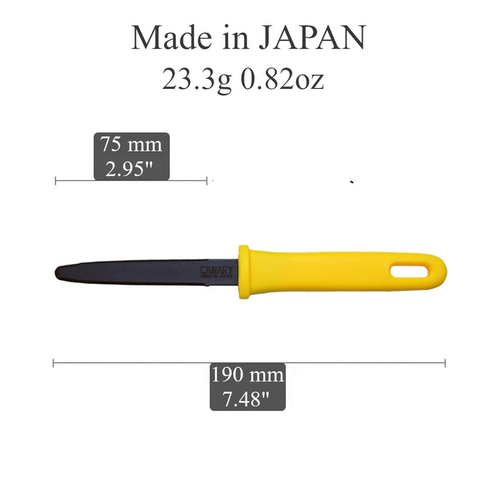 Hasegawa Cutlery Dan-Chan Yellow Cardboard Cutter - Made in Japan-Kiichin - The #1 Place for Japanese Goods in Your Hand!