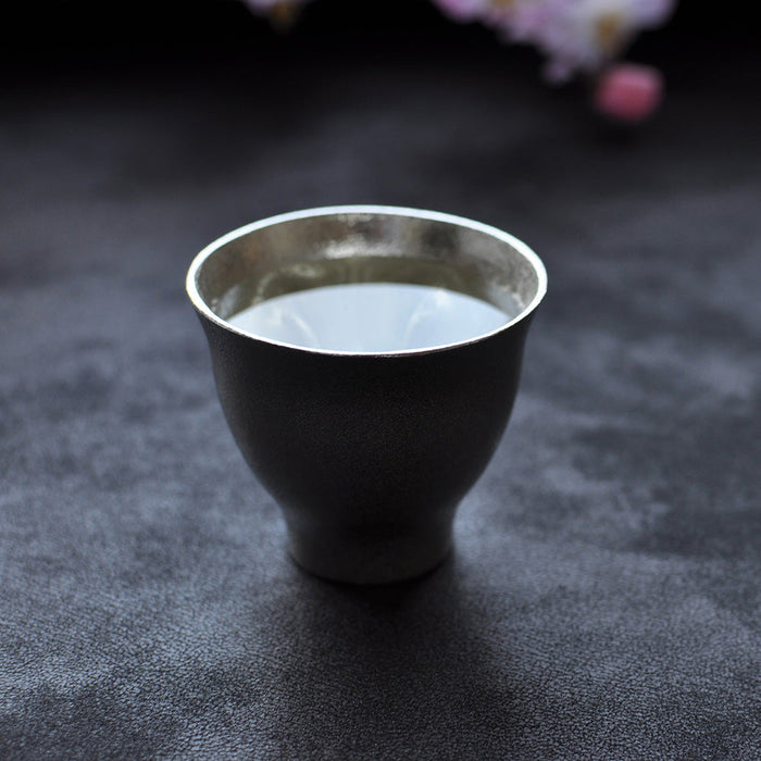 Hiracle Tinware Guinomi Sakura Sake Cup - Exquisite Japanese Sake Cup for a Delightful Drinking Experience-Kiichin - The #1 Place for Japanese Goods in Your Hand!