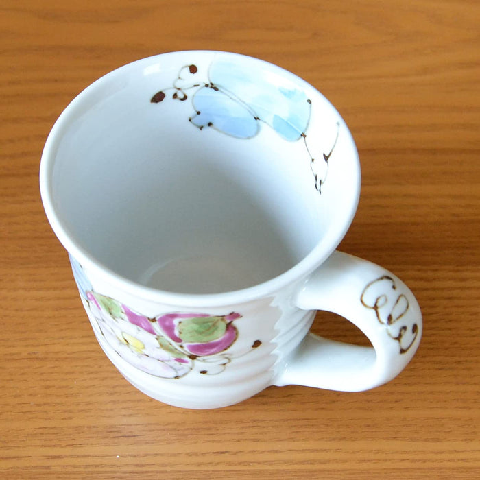 Arita Ware Hanaroku Gourd Blue Hyakuju Noshi Mug - Wooden Box & Message Card Included-Kiichin - The #1 Place for Japanese Goods in Your Hand!