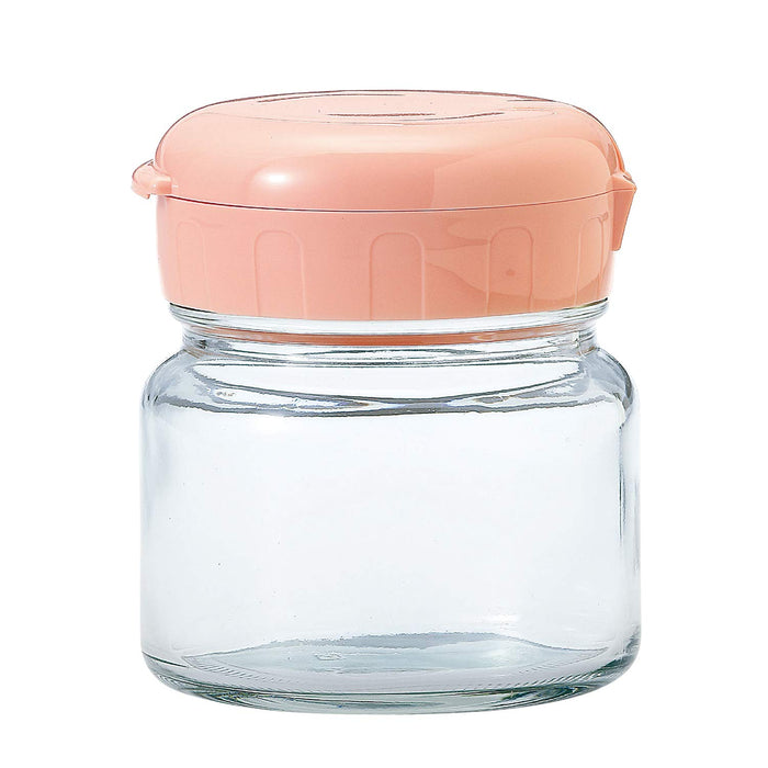 Toyo Sasaki Glass Pink Zukejou Gari Jar Pot - Small Size, Made in Japan-Kiichin - The #1 Place for Japanese Goods in Your Hand!