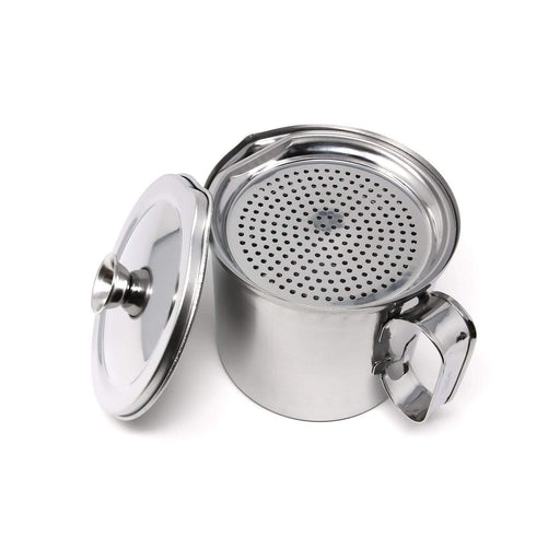 Ichibishi Stainless Steel Oil Storage Pot - Premium Japanese Design-Kiichin - The #1 Place for Japanese Goods in Your Hand!